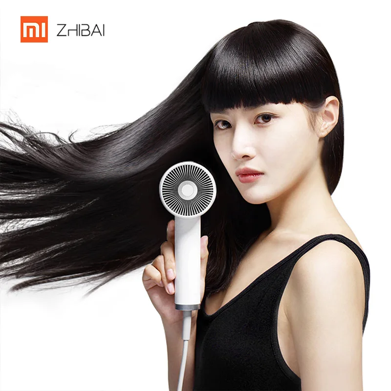 XIAOMI MIJIA zhiбаи HL3 Анион Фен для волос с отрицательными ионами 1800 Вт Быстросохнущий Портативный Фен-диффузор профессиональный уход за волосами