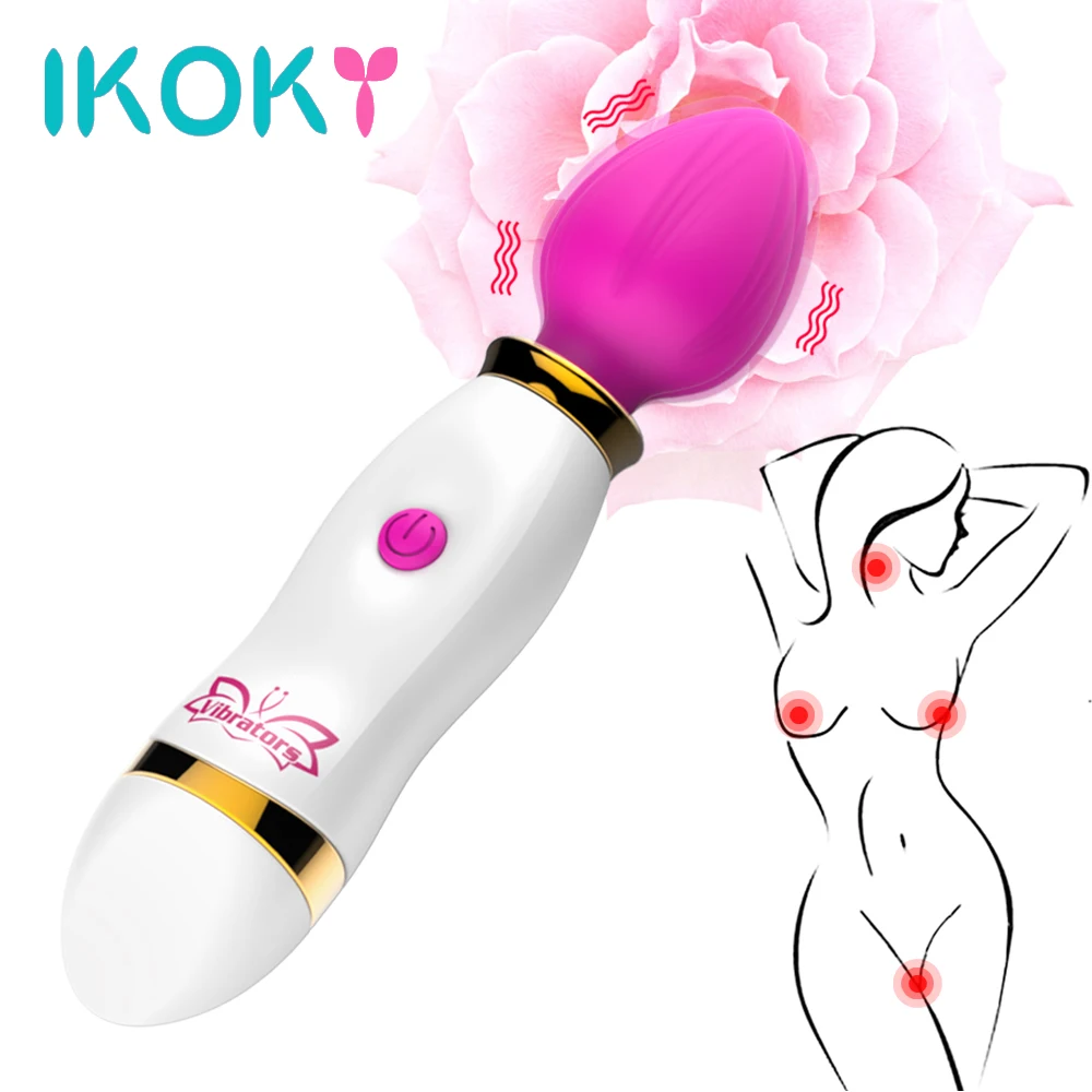 Вибратор IKOKY с точки G массажная палочка 12 Скоростей для женской мастурбации