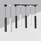 Современный светодиодный Трековый светильник с регулируемой яркостью, длинный фонарь с рельсовым креплением 5 Вт, светодиодный светильник для одежды, магазина, дома