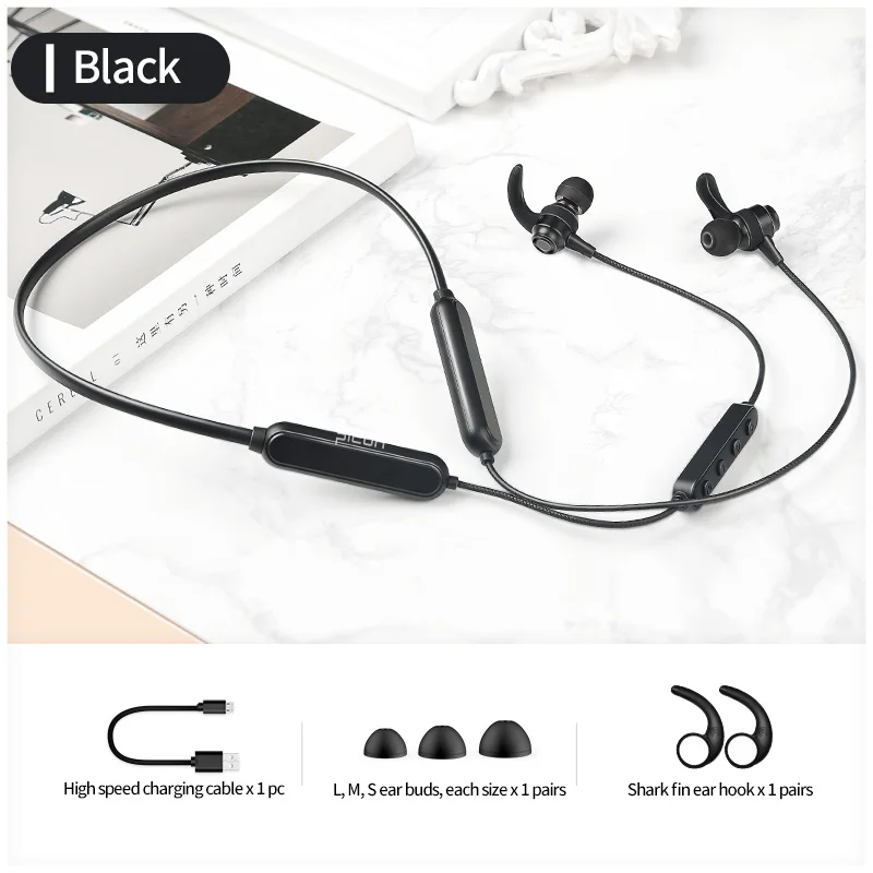 Picun H18X беспроводные Bluetooth наушники V5.0 IPX7 водонепроницаемая Спортивная гарнитура