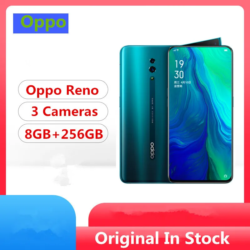 Мобильный телефон Oppo Reno 4G Snapdragon 710 Android 9,0 6," ips 2340X1080 8 Гб ram 256 ГБ rom МП отпечаток пальца NFC