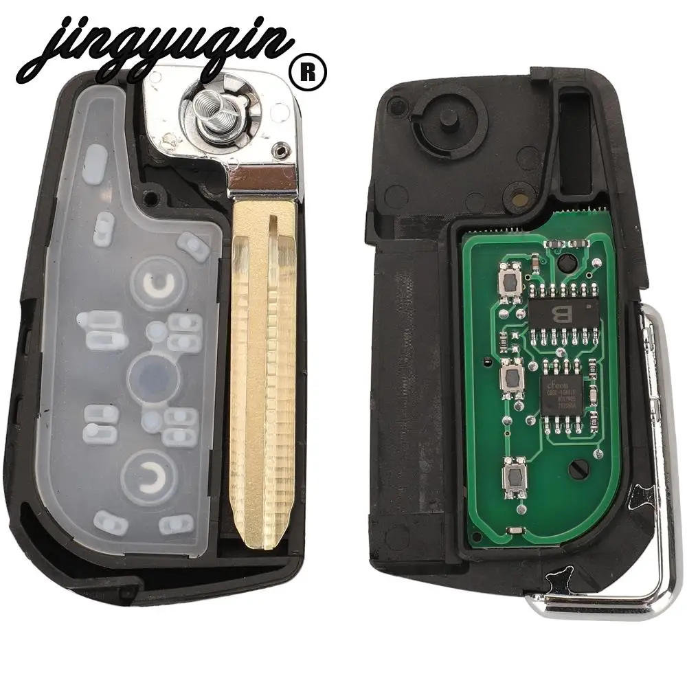 Модифицированный Автомобильный Дистанционный Ключ Jingyuqin Для Toyota Prius Hilux Etios Vios Yaris