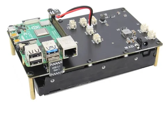 

Raspberry Pi X832 3.5 "dysk twardy SATA karta rozszerzenia pamici z USB 3.1 Jumper dla Raspberry Pi 4 Model B tylko