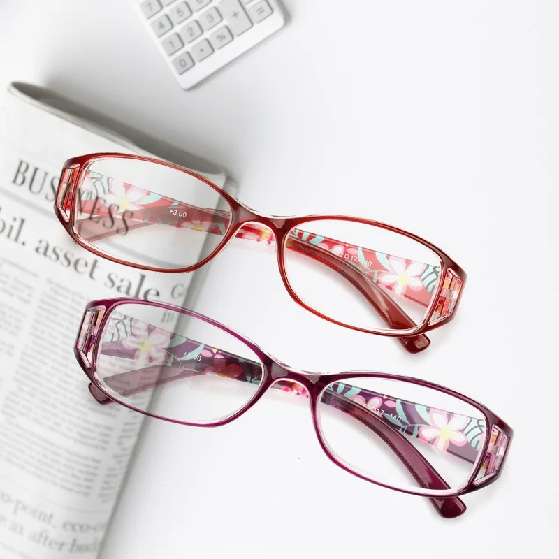Женские очки для чтения Zerosun элегантные женские с диоптриями цветами работы за