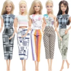 BJDBUS 5 шт.компл. смешанный стиль кукольный наряд ежедневная повседневная одежда рубашка Женская Одежда для куклы Барби DIY дом игрушки