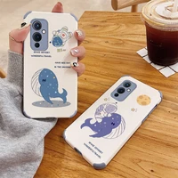 a large blue whale floating in the sea shockproof case for oneplus 9 9pro 8t 8 8pro pro soft phone cover case
