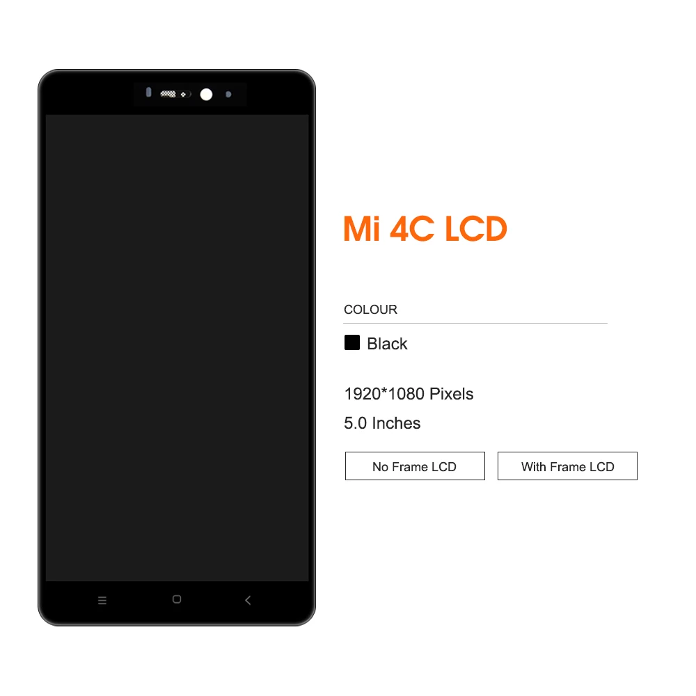 ЖК дисплей 5 0 ''для Xiaomi Mi 4C сенсорный экран дигитайзер в сборе Замена экрана для