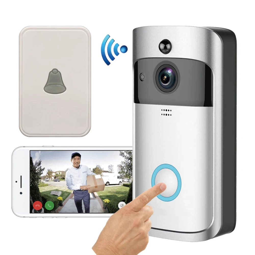 Умный беспроводной видеодомофон с Wi-Fi и камерой | Безопасность защита