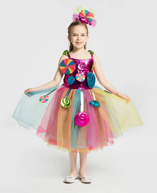 Детское платье для Хэллоуина яркое принцессы рождественское подарок девочек |