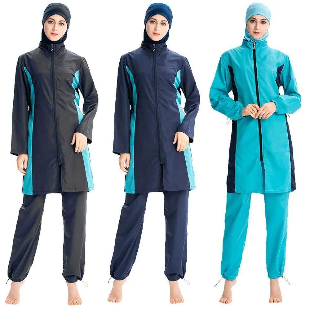 Женский Спортивный Повседневный купальник скромный Мусульманский Исламский с