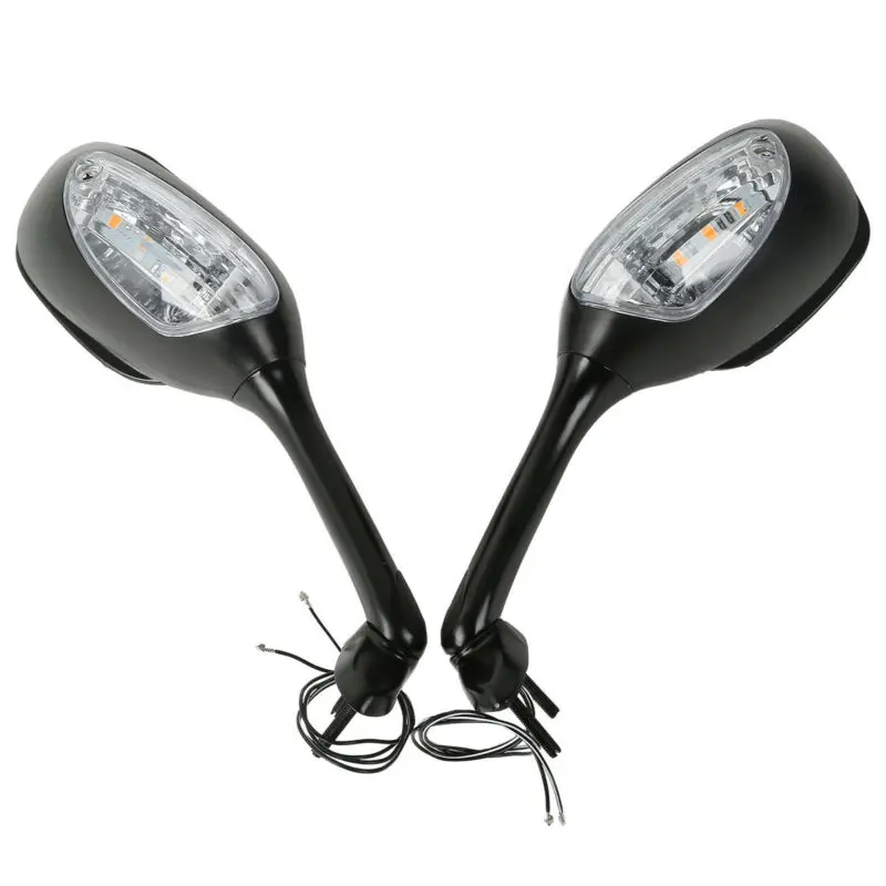 Мотоциклетные светодиодные зеркала заднего вида сигнал поворота для Suzuki GSX-R600 750