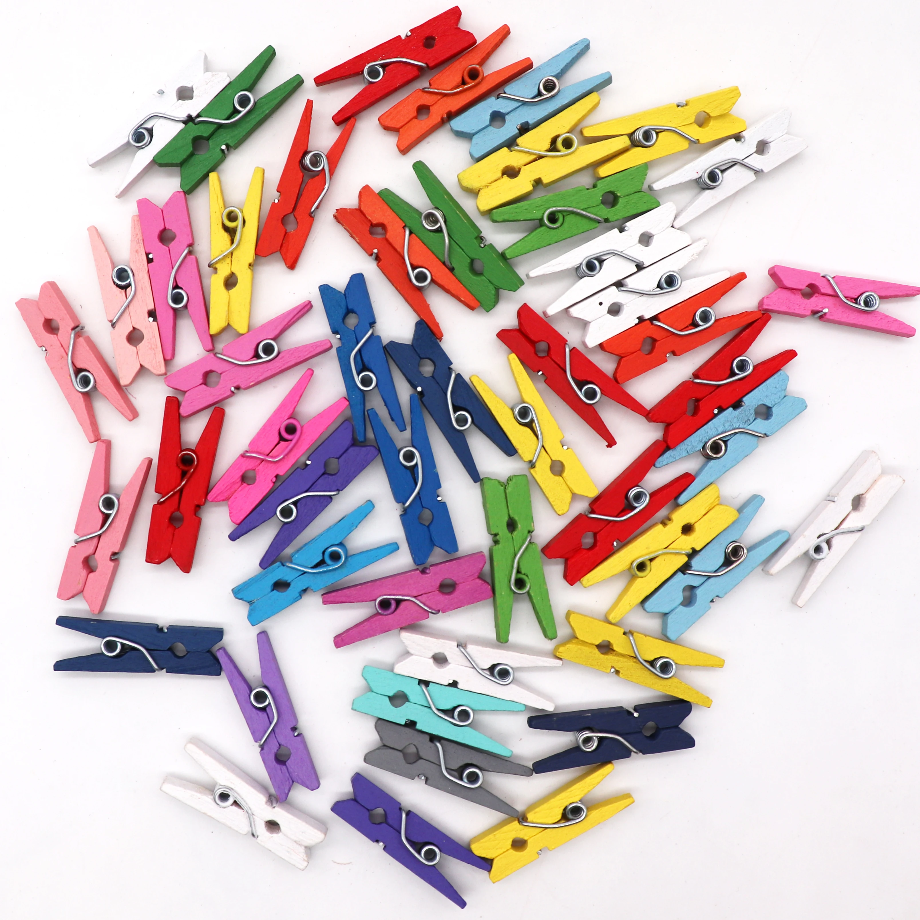 50 шт. оптовая продажа очень маленькие прищепки из натурального дерева размером 25