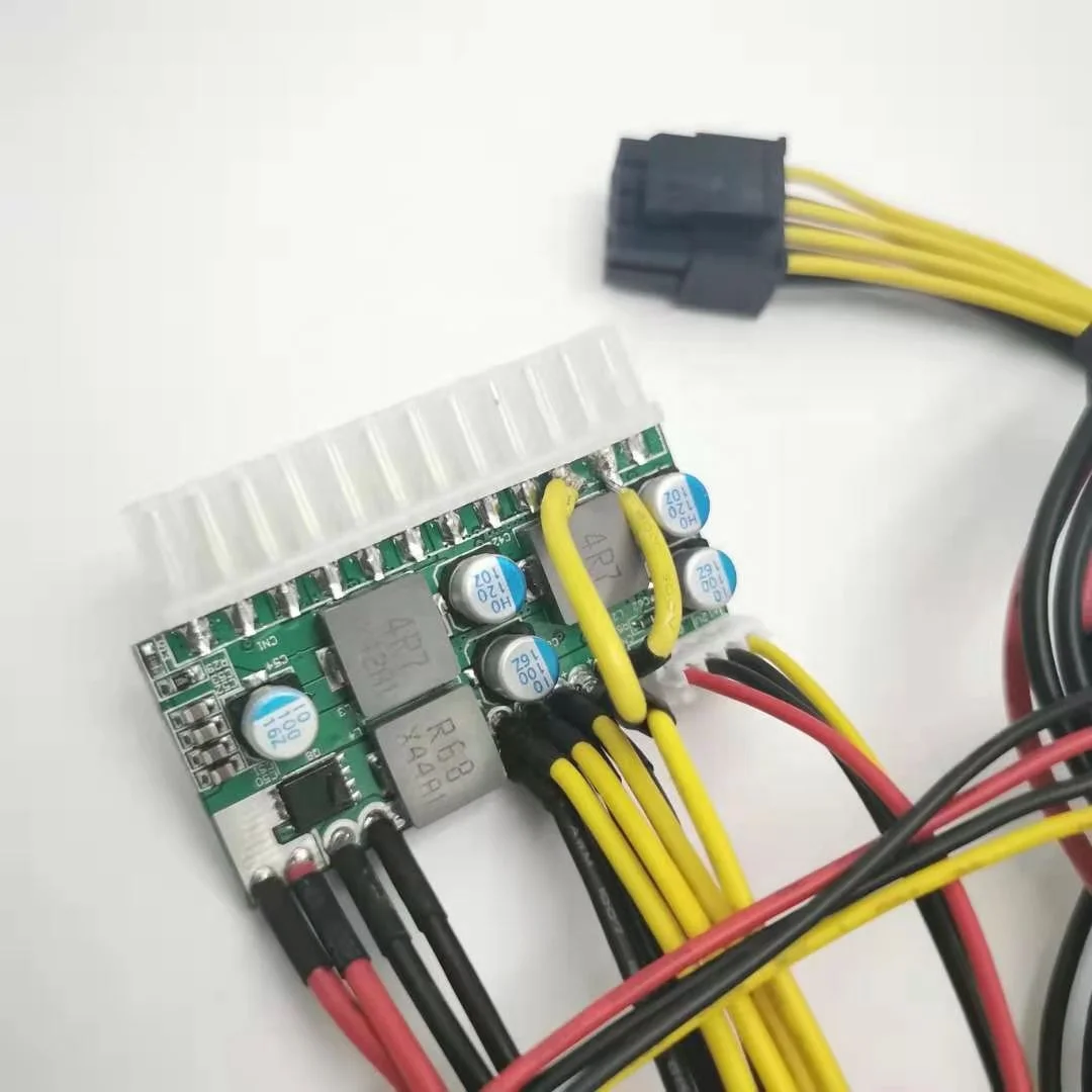 6-контактный внутренний вход 12 в Φ модуль питания 24pin mini-ITX PICO BOX PSU для материнской