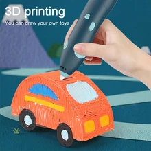 Smart DIY 3D Pen C USB Charging Printing Creative 3d Pencil Drawing Tool Art Gift For Children Toys Birthday Christmas Gift