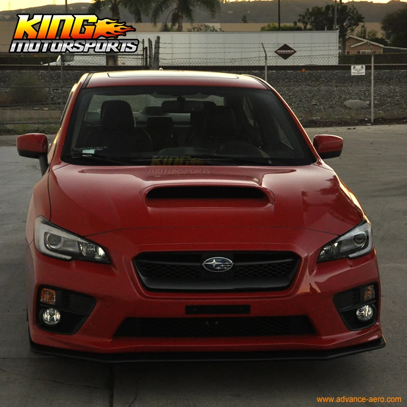 Подходит для 15 19 Subaru Impreza WRX STI V Limited Style передний бампер OEM текстура CF Look ABS|front bumper