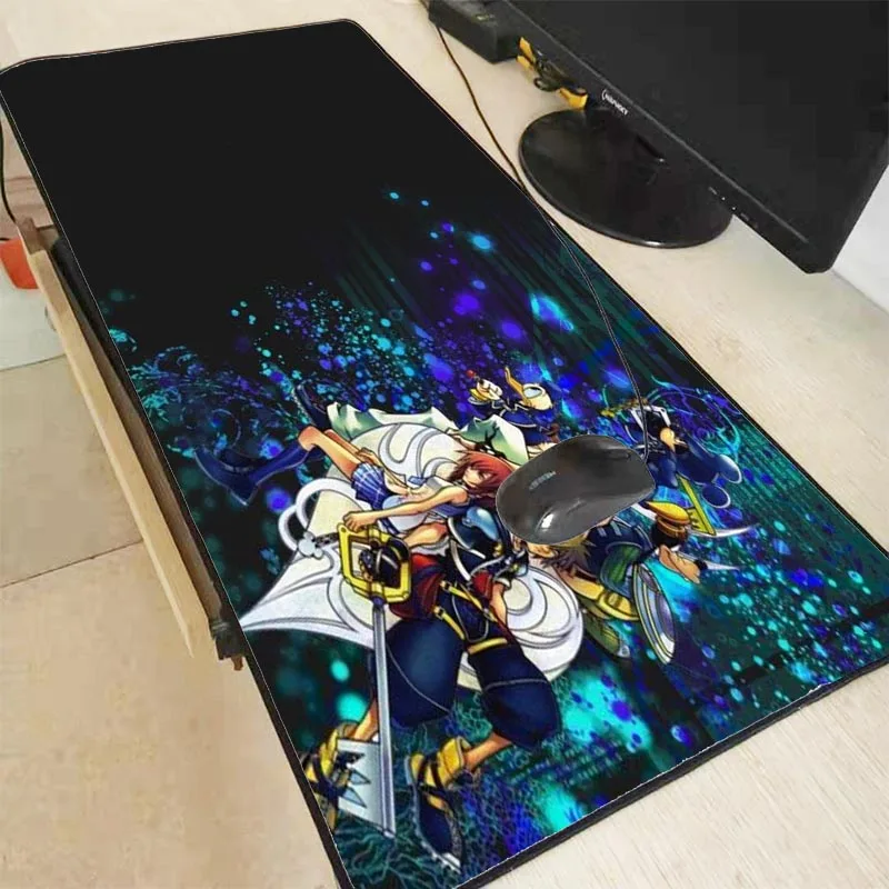 Kingdom Hearts аниме Экстра большой коврик для мыши игровой Противоскользящий