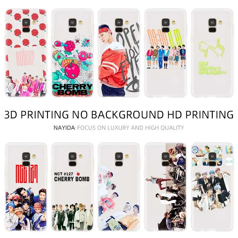 Чехол для телефона Samsung Galaxy A10 A30 A40 A50 A60 A70 A80 A90 A6 A8 A9 A7 A5 Plus 2018 2017 2016 NCT 127 DREAM kpop |