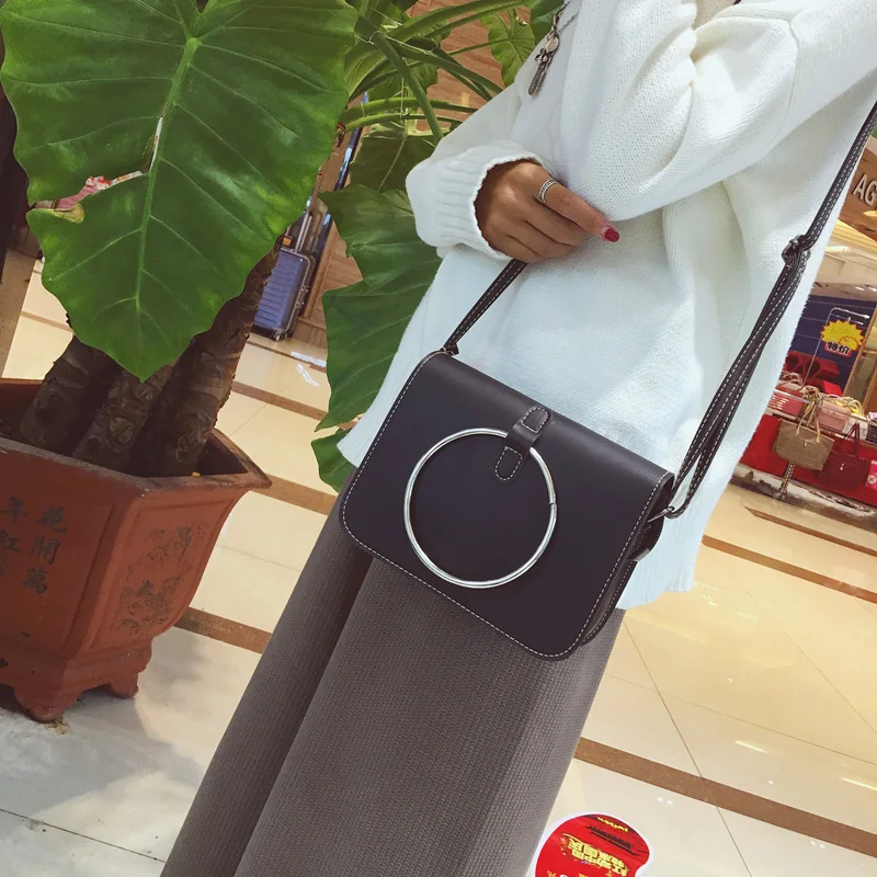 2020 Женская Студенческая Корейская сумка через плечо из ПУ кожи модная женская