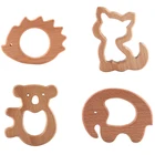 1 шт., детский деревянный Прорезыватель для зубов