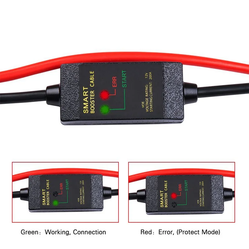 Смарт зажимы для автомобиля 12V пусковое устройство защита от короткого замыкания