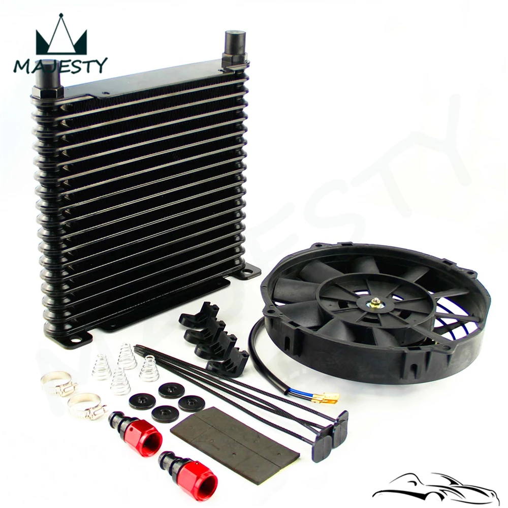 8-дюймовый 32 мм алюминиевый 17Row двигатель/гоночный масляный радиатор коробки