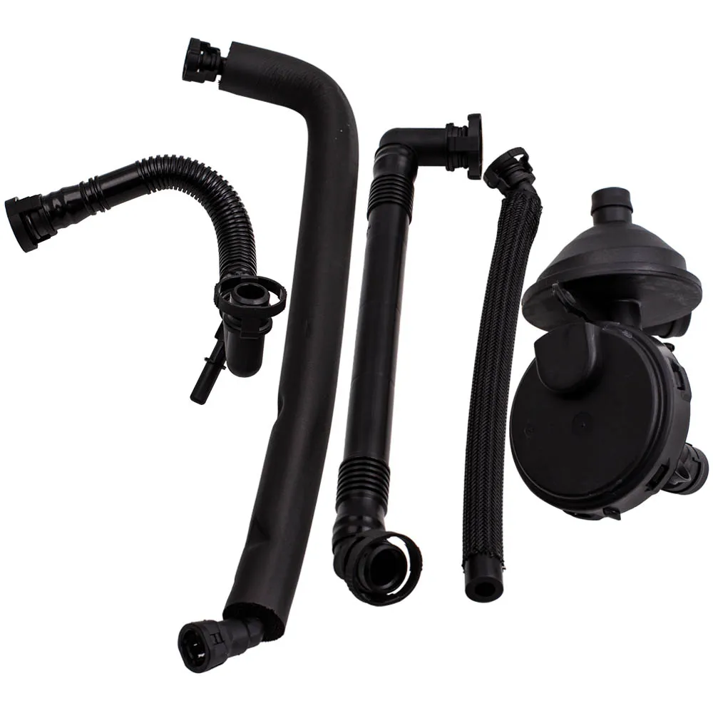 Maxpeedingrods 5 шт. масляный сепаратор PCV + клапан вентиляции шатуна шланг дыхательного