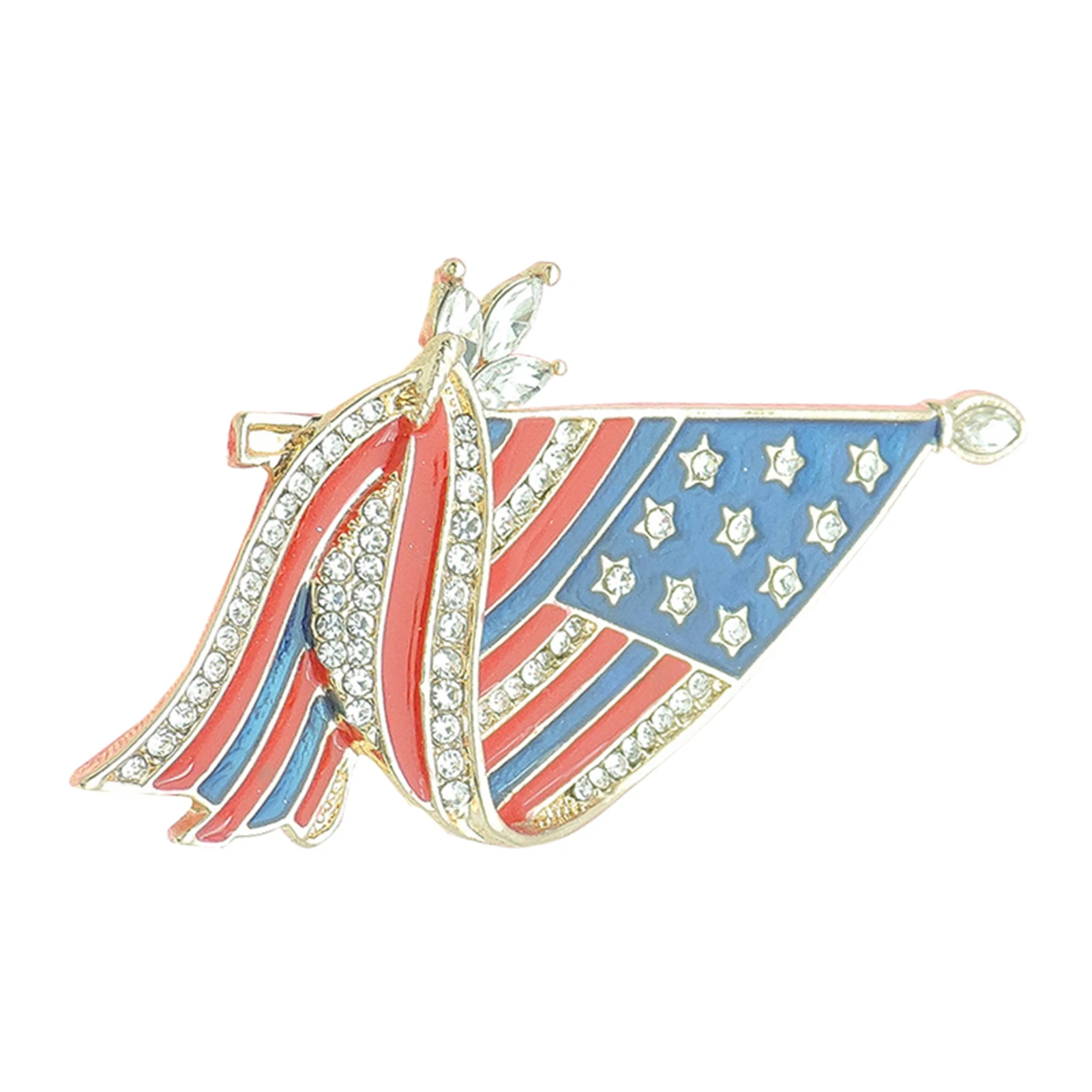 

2pcs Color Flag Independence Day Napkin Ring Napkin Buckler Finely Made Decorative Easy To Use And Reusable