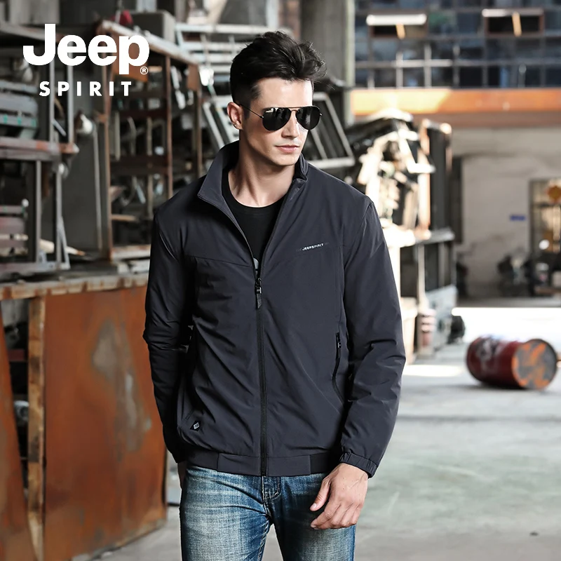 JEEP SPIRIT зимняя куртка для мужчин Толстая Теплая Флисовая ветровка зимнее пальто для мужчин повседневное стоячий воротник M-4XL верхняя одежда для мужчин
