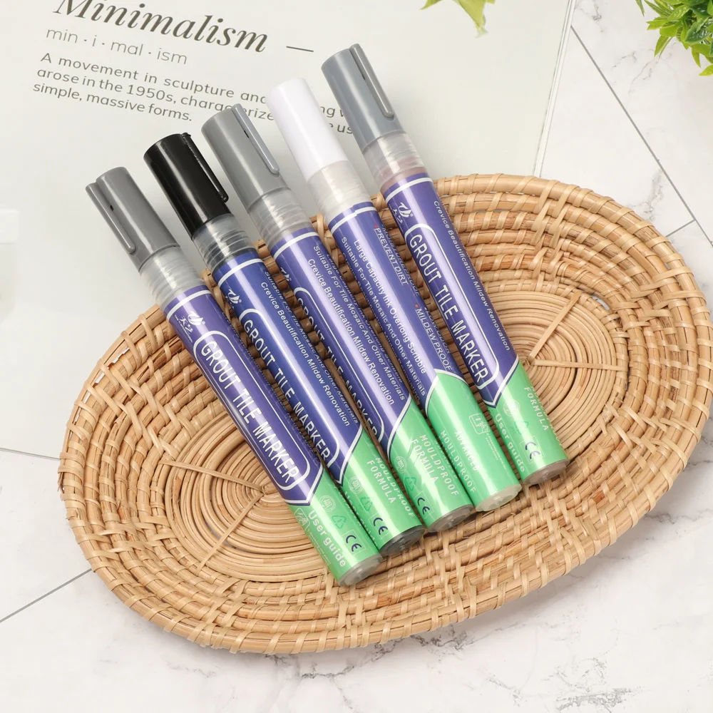 Ручка-маркер водонепроницаемая для отбеливания плитки 1 шт. | Канцтовары офиса и