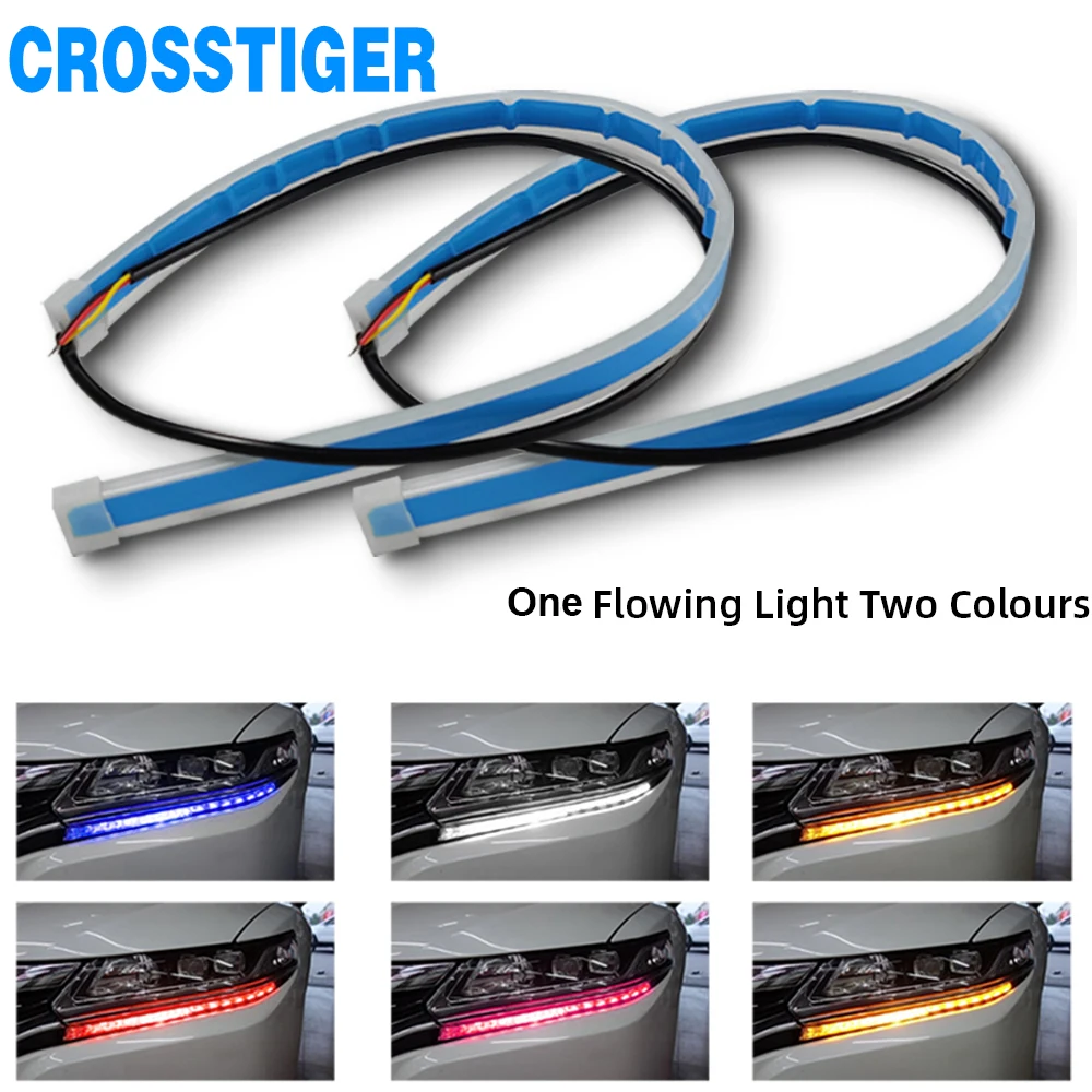 2 шт. стильный светодиодный светильник для автомобиля аксессуары бега с