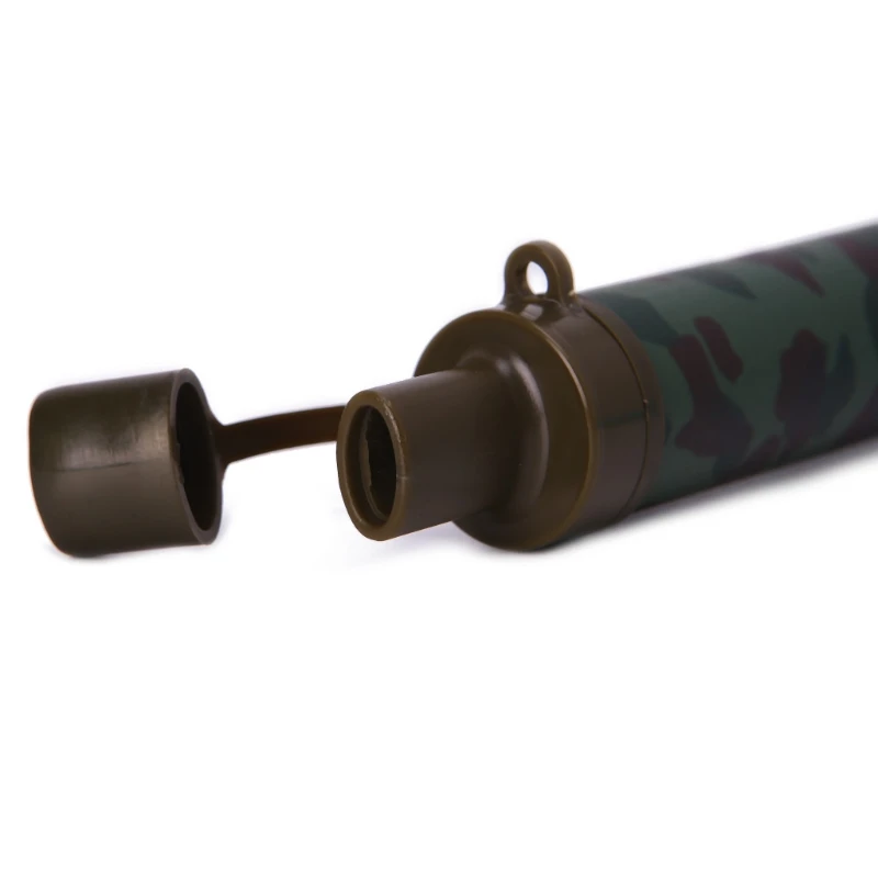 

Portable Camouflage Personal Water Filters Straw Hiking Camping Emergency Equipment Wholesale Dropshipping