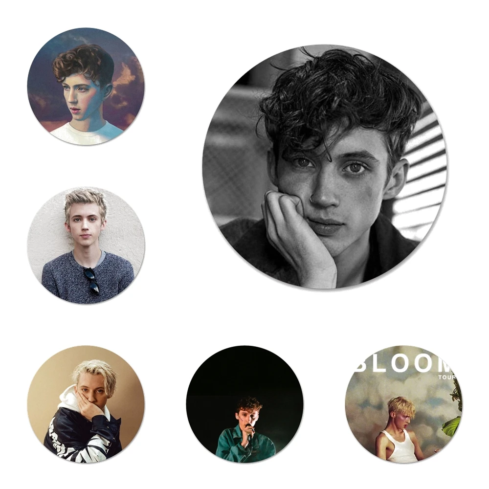 Значок Troye Sivan брошь заколка аксессуары для одежды рюкзака украшение подарок 58 мм