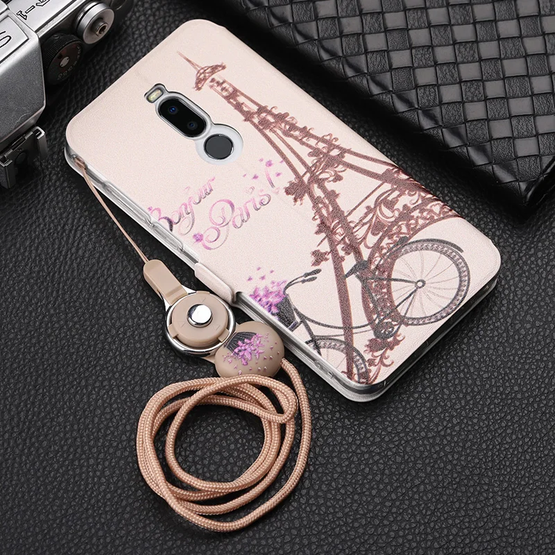 Для Xiao mi Red mi Note 8 7 6 5 Pro милый раскрашенный флип-кошелек с подставкой кожаный чехол красный mi 8A 8 mi 9 8 mi A2 Lite 6X Чехол-книжка