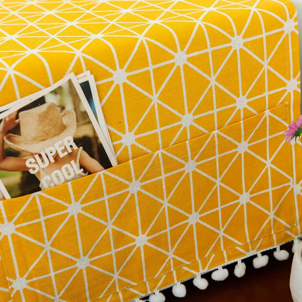 Горячий желтый плед Микроволновая печь пылезащитный чехол с капюшоном хлопковый