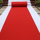 Дорожный красный ковер свадебный ковер одноразовый красный ковер выставочный ковер оптом коридор лестница Pad Бесплатная доставка 1,0 мм.