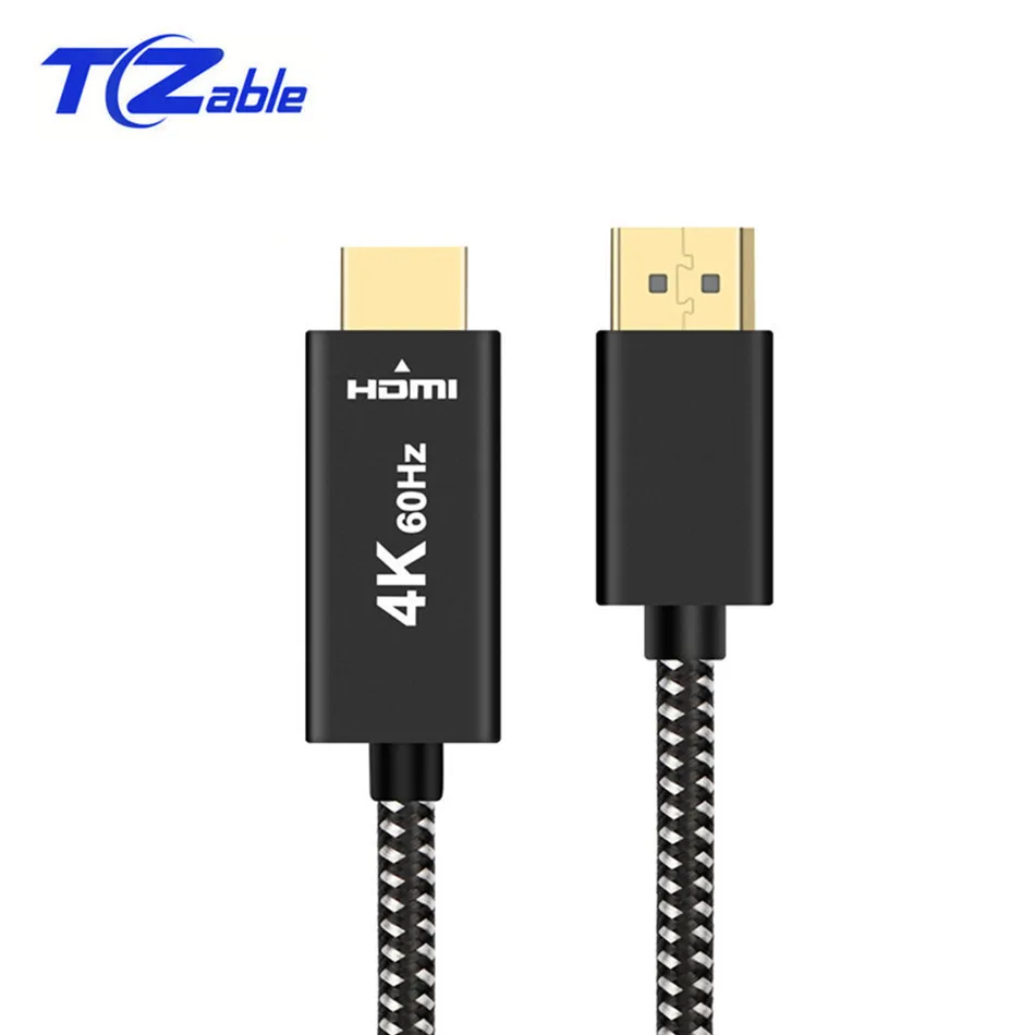 Переходник с порта дисплея 2 метра на HDMI DP 0 для проектора 4K 60 Гц аудио