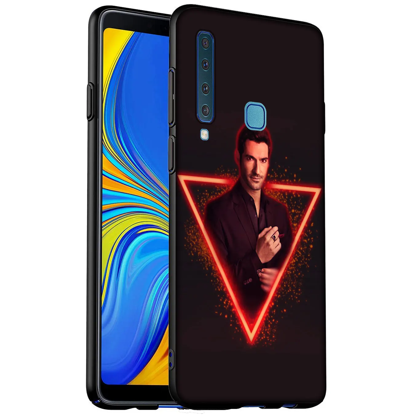 Американский чехол для телевизора Lucife мягкий силиконовый телефона Samsung Galaxy A6 A7 A8