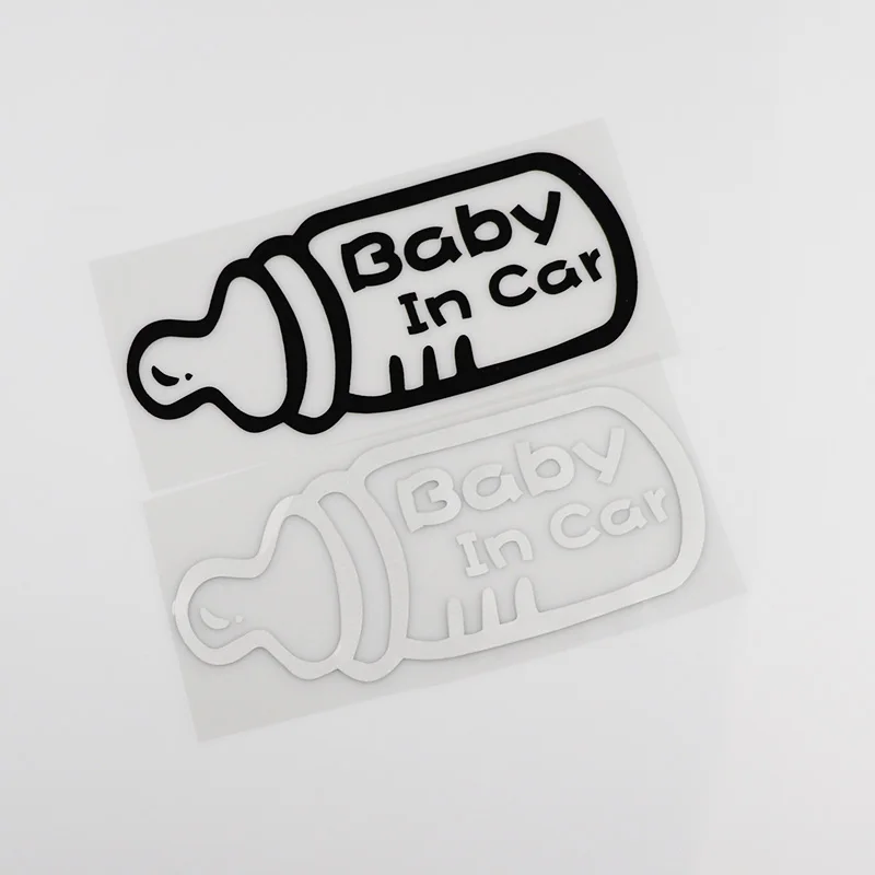 

Автомобильный Стайлинг виниловые детские наклейки на доске в машине бутылочки для кормления Авто оконные наклейки для тела