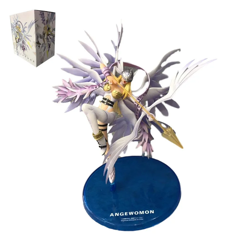 S Angewomon Unique Skills Holy Bolt Pvc Action Figure Collections Model Dolls Boys Gifts
