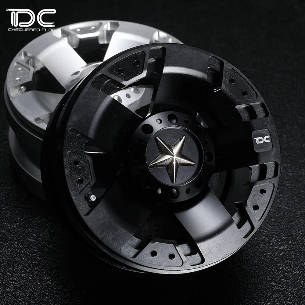 4 шт. DC 1:10 RC автомобиль 2 &quotBeadlock сплав металла колесные диски Hub для 1/10 Гусеничный