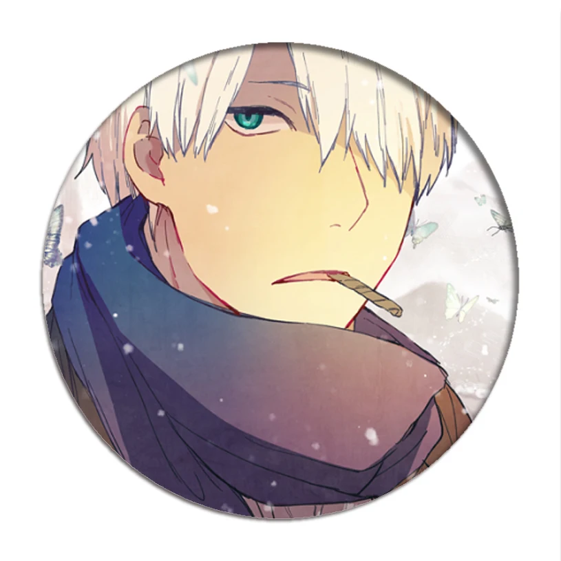 Mushishi Zoku Shou Cosplay Backpack Badges Ginko Brooch Icon Anime Pins Collection Bags Breastpin for Clothing Gifts images - 6