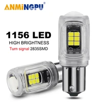 anmingpu 2x signal lamp p21w led bulb 1156 ba15s bau15s py21w led 3030smd p215w bay15d led 1157 turn signal light brake light