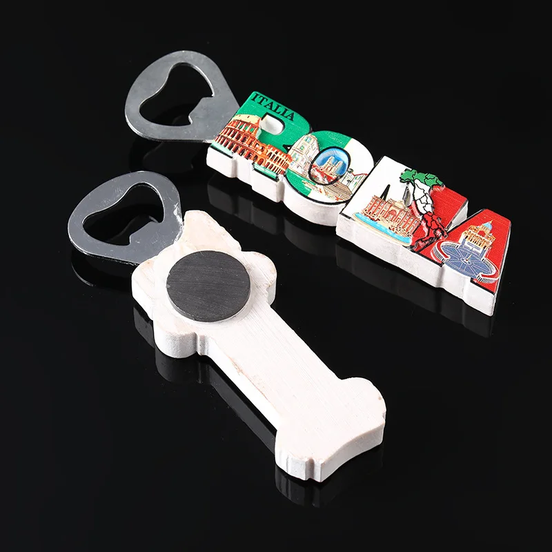 Сувенирный магнит на холодильник креативный открывалка для бутылок в римском