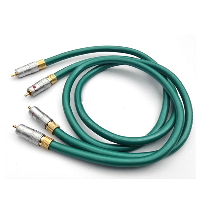 1 пара высококачественных кабелей Colleimage rca ортофон 8N OCC RCA к аудио кабелю/DIY HIFI
