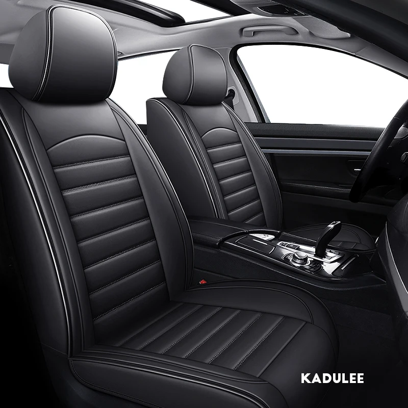 

KADULEE leather car seat covers for Honda all models accord CRV XRV Odyssey city crosstour civic crider vezel fit car seats