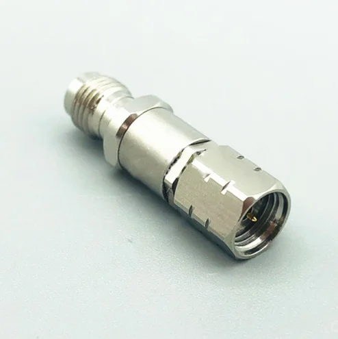 Adaptador de prueba de onda de 1,85mm, conector hembra a macho de 2,4mm, acero inoxidable, alta frecuencia, DC-50G-0