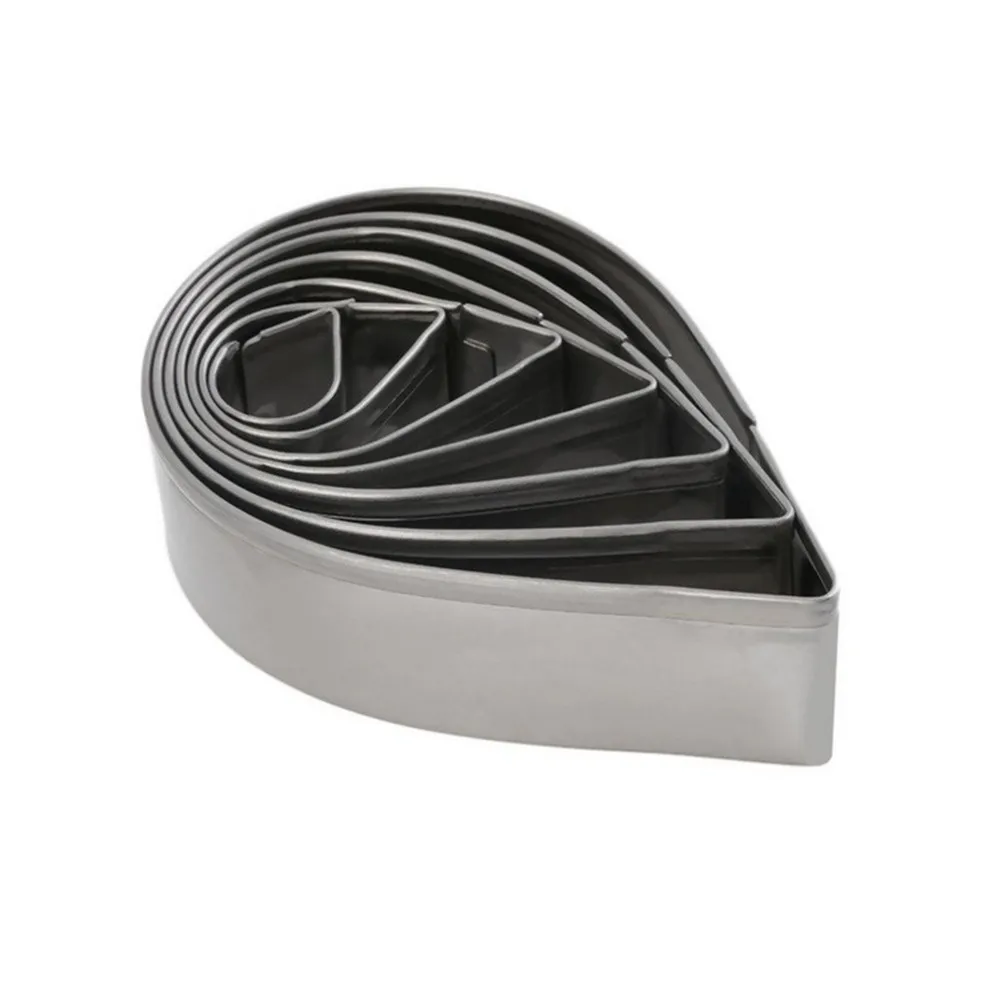 Ремешок полимерный для глины форма в виде лепестков розы из нержавеющей стали