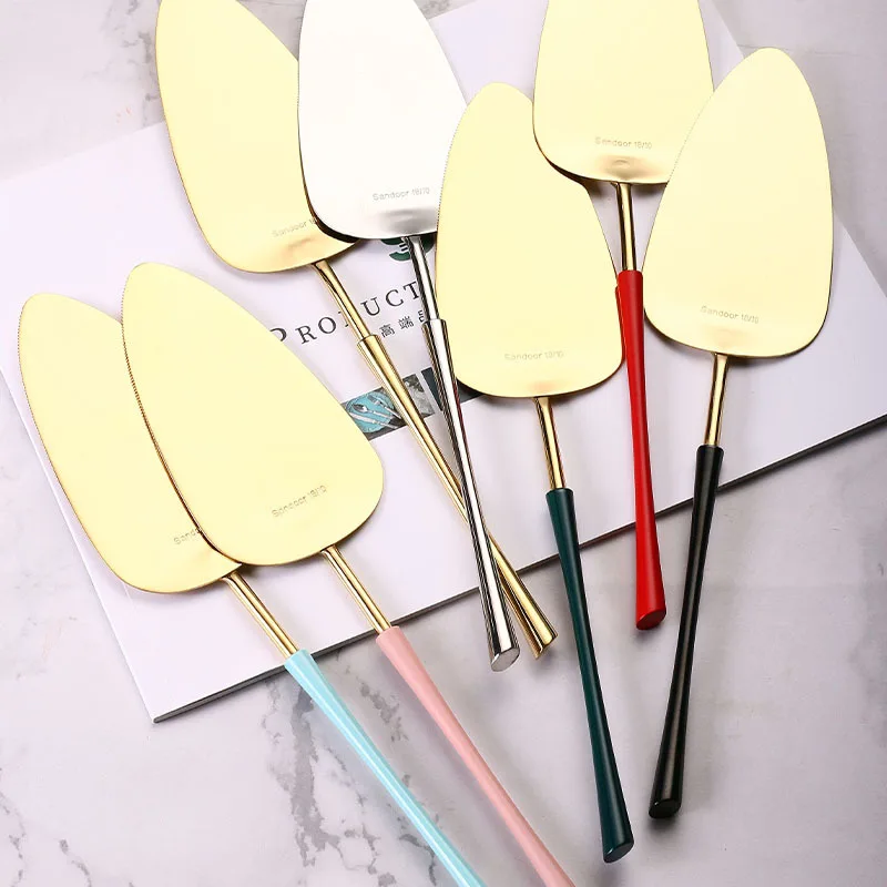 304 шпатель для торта из нержавеющей стали с длинной ручкой пиццы нож кухонная