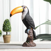 american style toucan decorations simulation bird living room tv home furnishings nordic wine cabinet desk ornaments garden gift