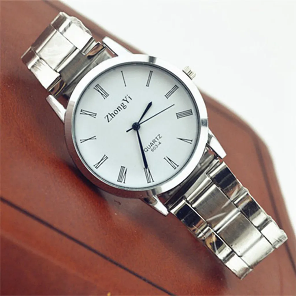 Модные серебряные женские часы из высококачественного стекла и нержавеющей